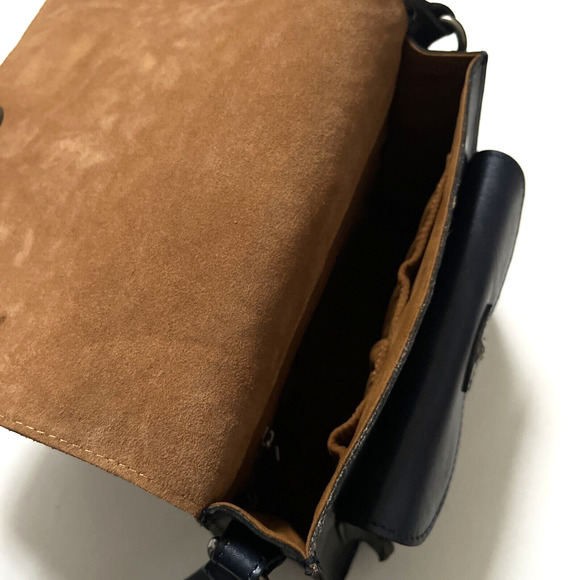 NWT Original PATRICIA NASH Ilina Flap Crossbody Bag Tooled Leather Lapis Blue - Picture 10 of 10